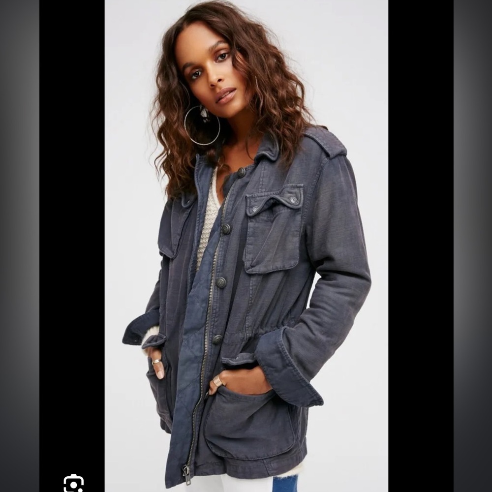 Free People Not Your Brothers Surplus Jacket